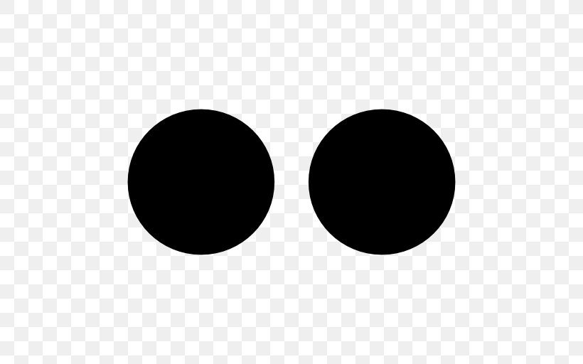 Two Dots Flickr, PNG, 512x512px, Two Dots, Black, Black And White, Dots, Flickr Download Free