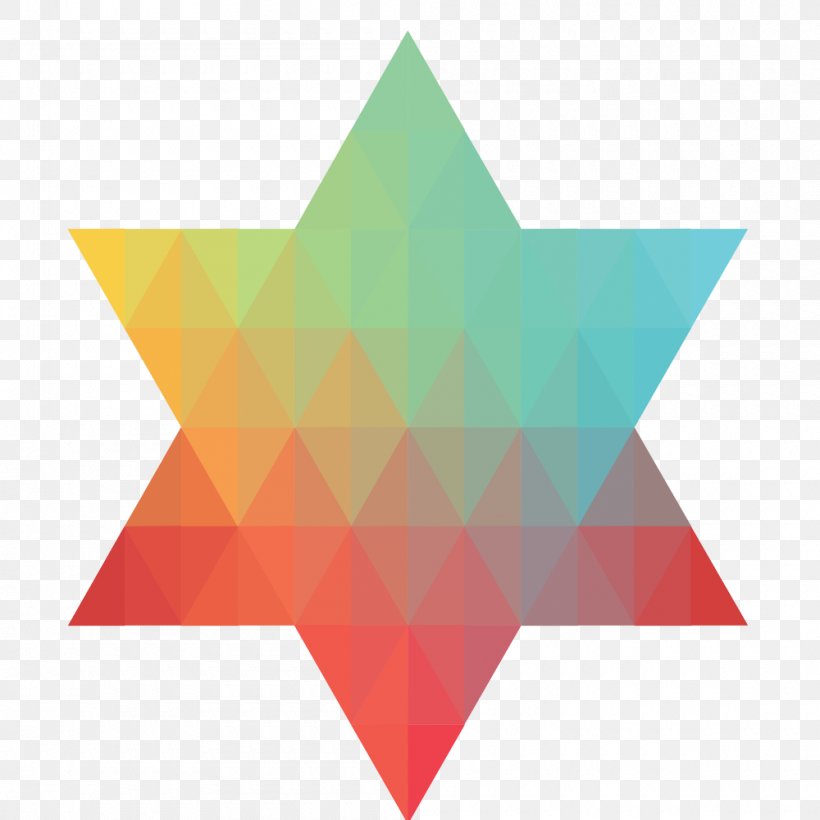 Clip Art Geometry Triangle Star Of David Image, PNG, 1000x1000px, Geometry, Jewish People, Judaism, Orange, Star Of David Download Free