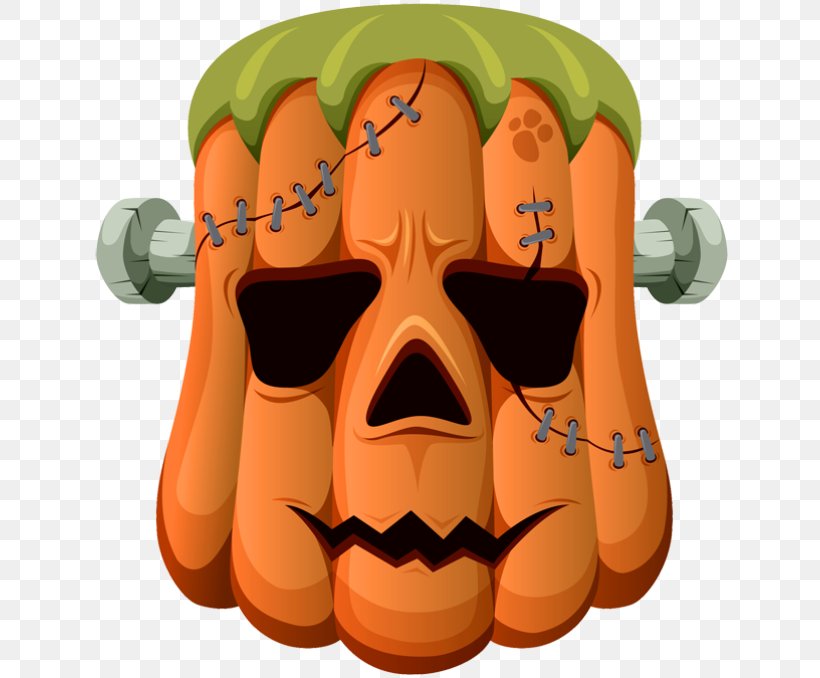 Frankenstein Halloween Clip Art, PNG, 640x678px, Frankenstein, Calabaza, Food, Fruit, Halloween Download Free