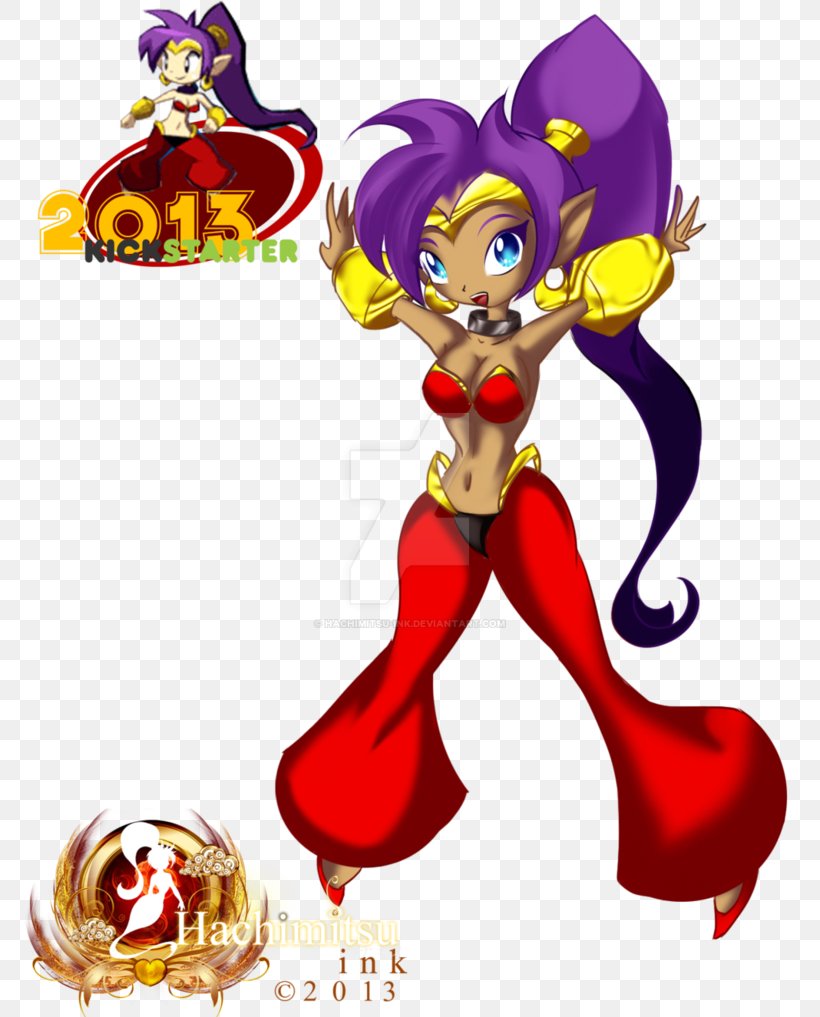Shantae: Half-Genie Hero DeviantArt Fan Art Jinn, PNG, 786x1017px, Shantae Halfgenie Hero, Art, Cartoon, Character, Deviantart Download Free