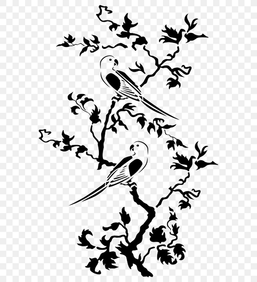 Visual Arts Clip Art Silhouette Leaf Plant Stem, PNG, 610x900px, Visual Arts, Art, Beak, Bird, Blackandwhite Download Free