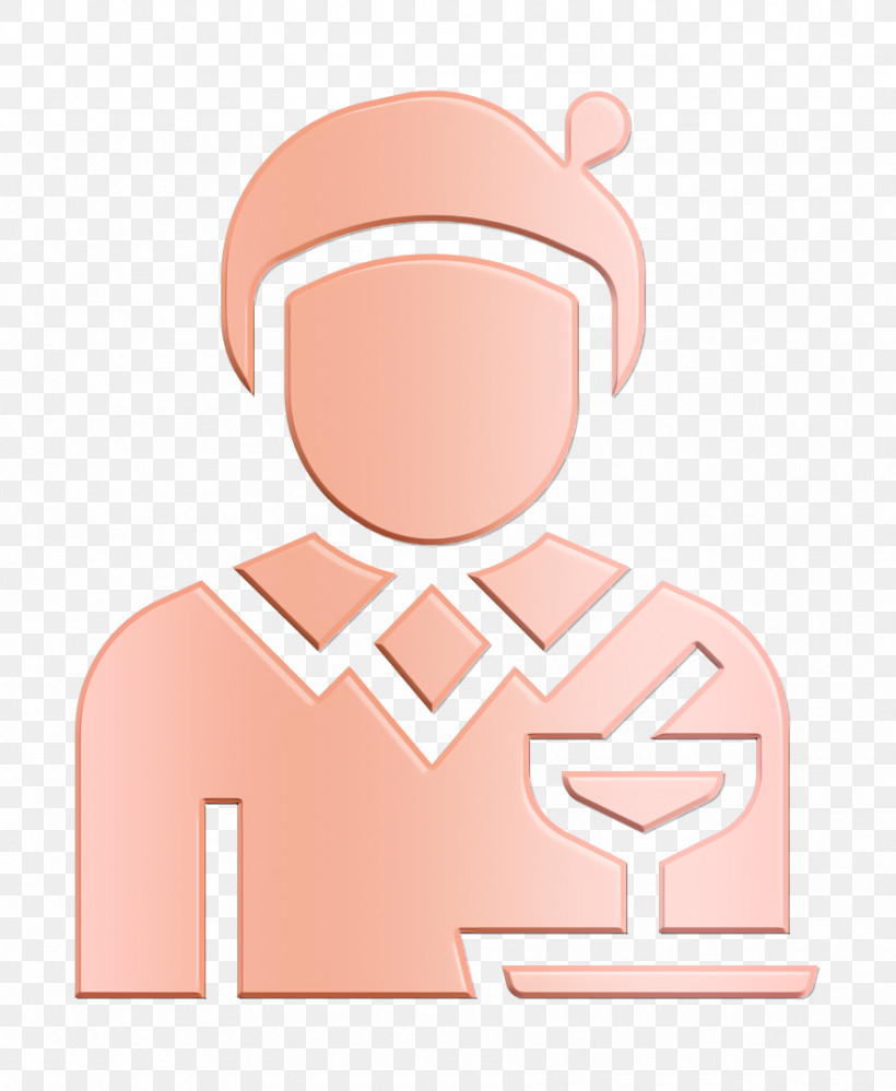 Barwoman Icon Jobs And Occupations Icon Waitress Icon, PNG, 884x1078px, Barwoman Icon, Jobs And Occupations Icon, Peach, Pink, Waitress Icon Download Free