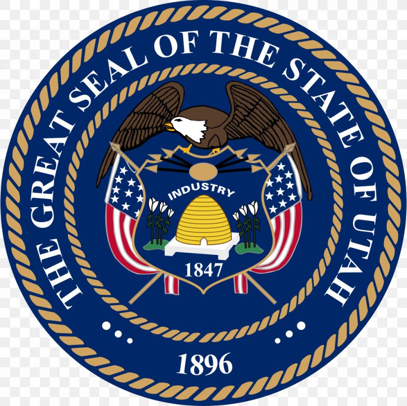 Seal Of Utah Great Seal Of The United States U.S. State Vector Graphics, PNG, 1000x998px, Utah, Badge, Brand, Dartboard, Emblem Download Free