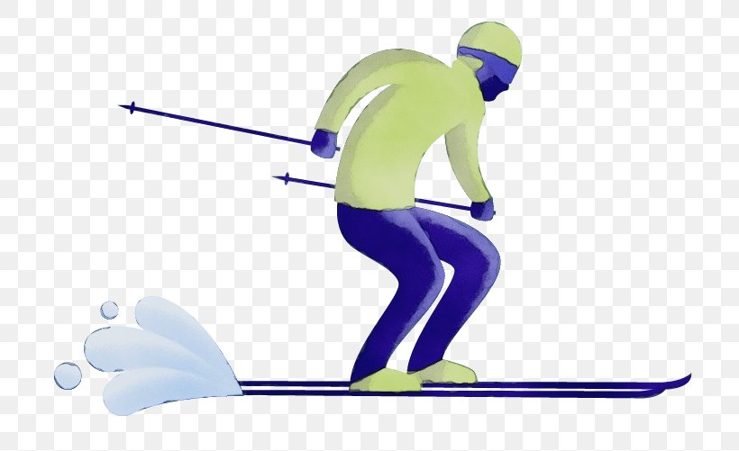 Skier Standing Recreation Skiing Ski, PNG, 731x501px, Watercolor, Balance, Crosscountry Skier, Individual Sports, Paint Download Free