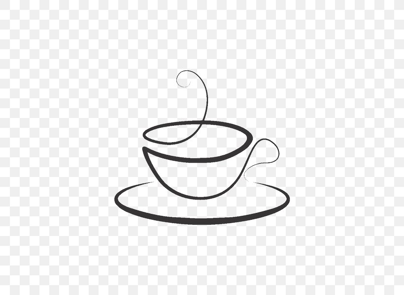 Coffee Cup Teacup Mug Sticker, PNG, 600x600px, Coffee Cup, Artwork, Black And White, Coffee, Cup Download Free
