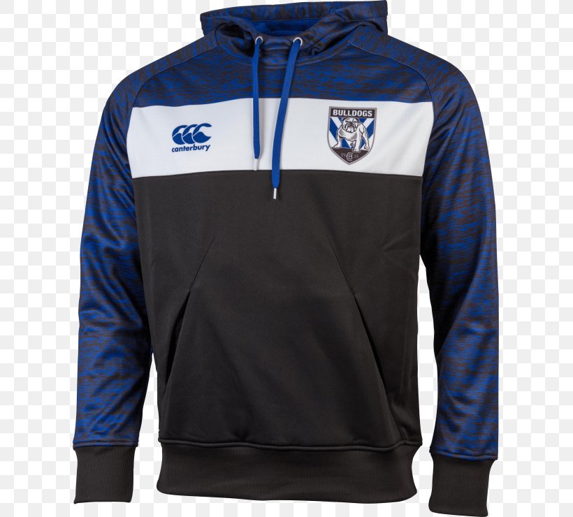 Hoodie Canterbury-Bankstown Bulldogs T-shirt National Rugby League, PNG, 740x740px, Hoodie, Active Shirt, Black, Blue, Bluza Download Free