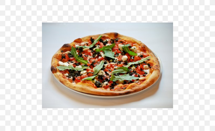 California-style Pizza Sicilian Pizza Tele Pizza Vegetarian Cuisine, PNG, 500x500px, Californiastyle Pizza, American Food, California Style Pizza, Cheese, Cuisine Download Free