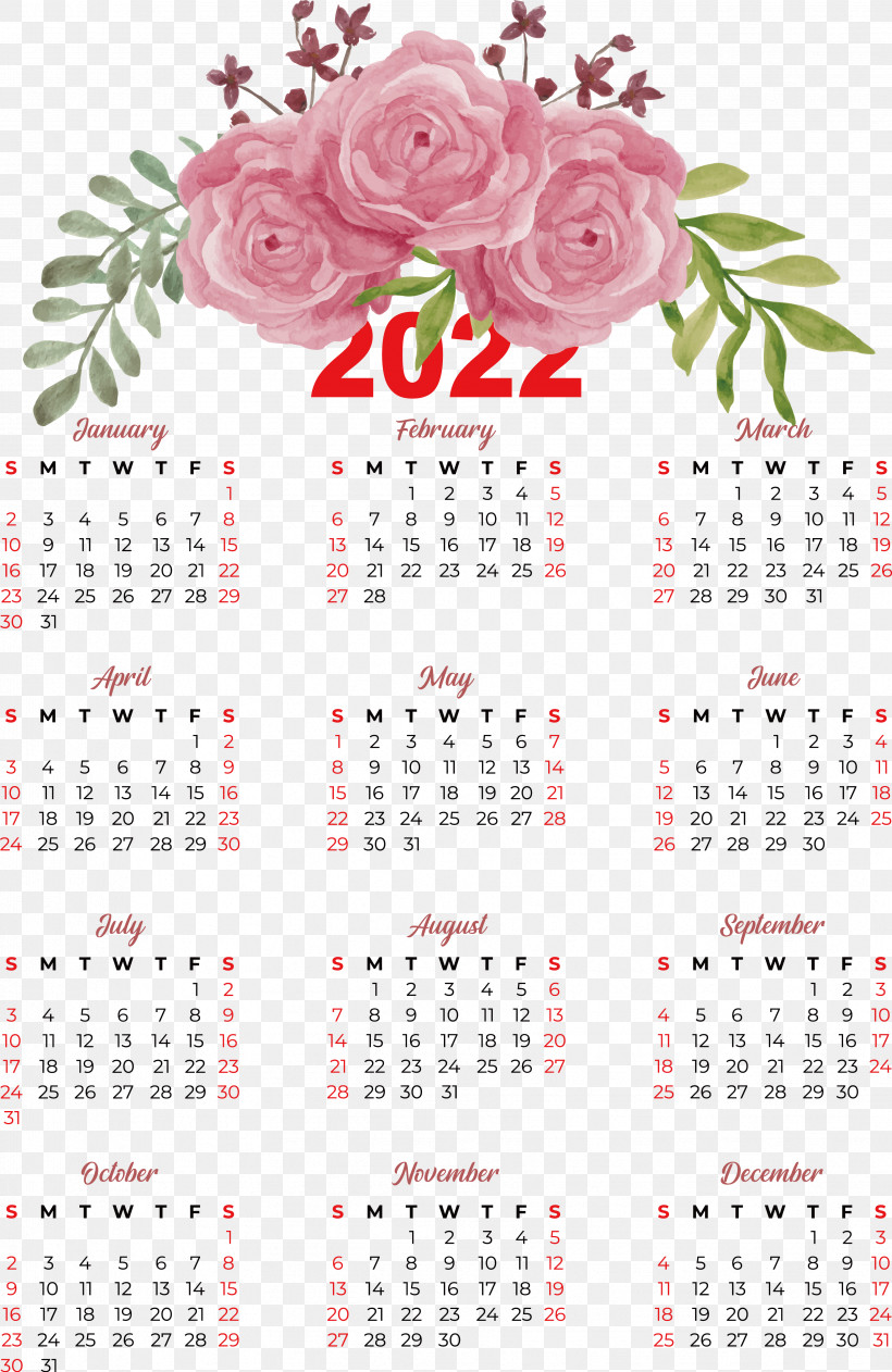 Floral Design, PNG, 3449x5311px, Flower, Calendar, Floral Design, Flower Bouquet, Painting Download Free