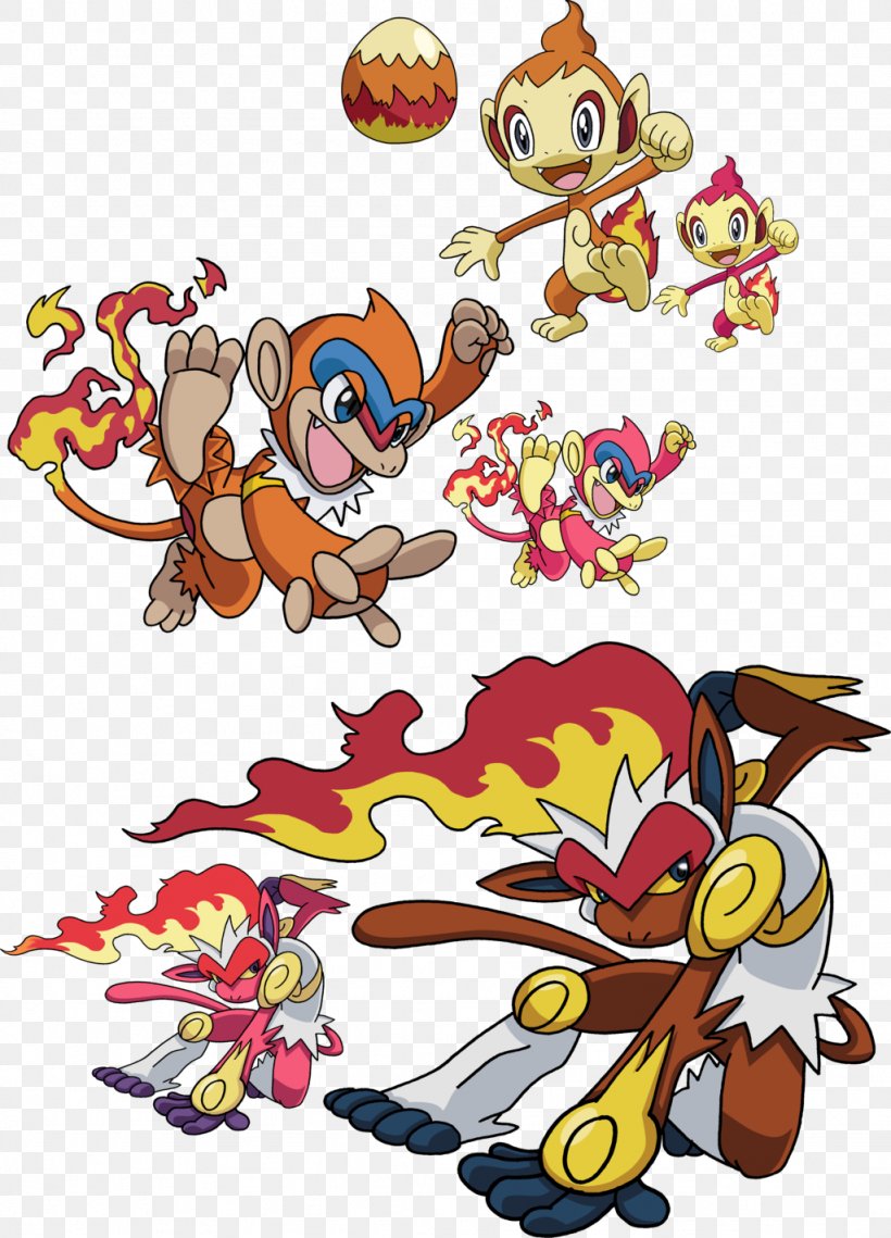 Pokémon Diamond And Pearl Pokémon Platinum Chimchar Evolution Monferno, PNG, 1024x1423px, Chimchar, Animal Figure, Art, Artwork, Cartoon Download Free