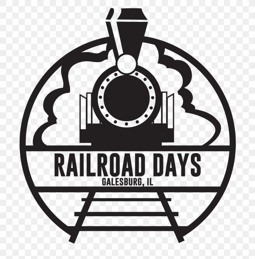 Railroad Days Galesburg Area Convention & Visitors Bureau Train Vector Graphics Business, PNG, 1100x1114px, Train, Black And White, Brand, Business, Flat Design Download Free