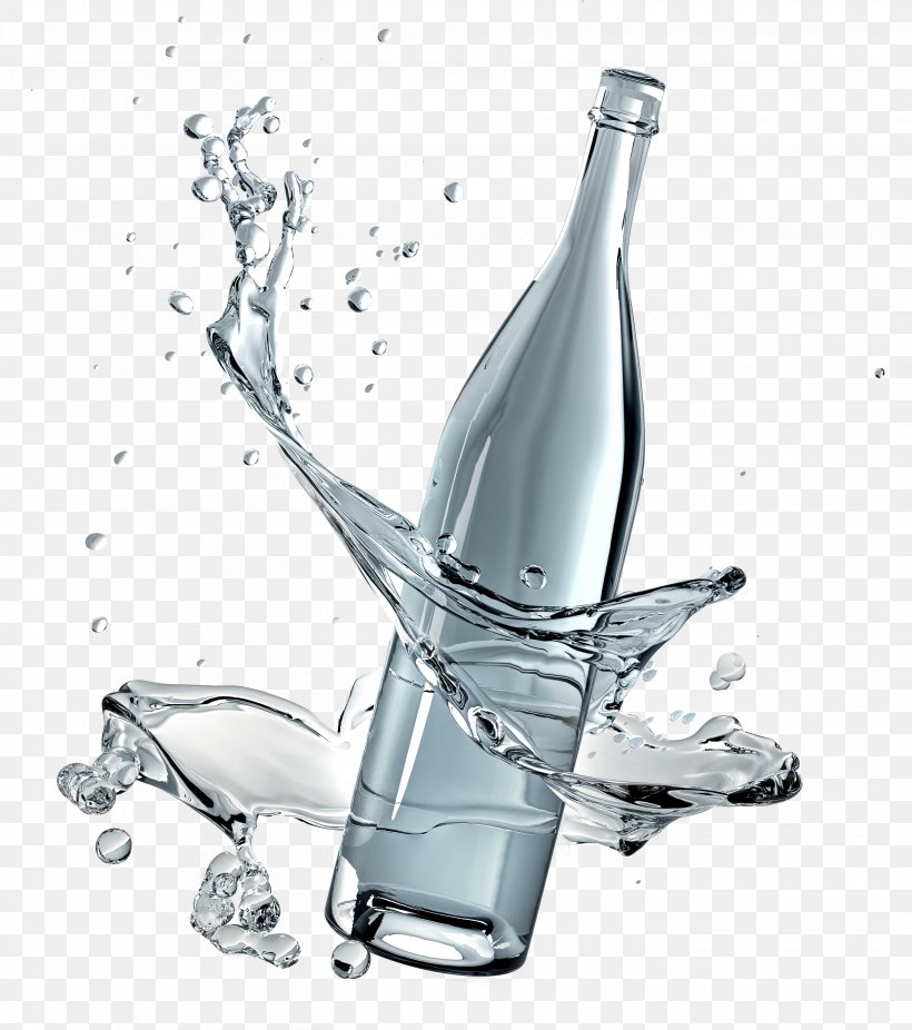 Submersible Pump Bottled Water Bottled Water, PNG, 2915x3293px, Submersible Pump, Black And White, Bottle, Bottled Water, Drinkware Download Free