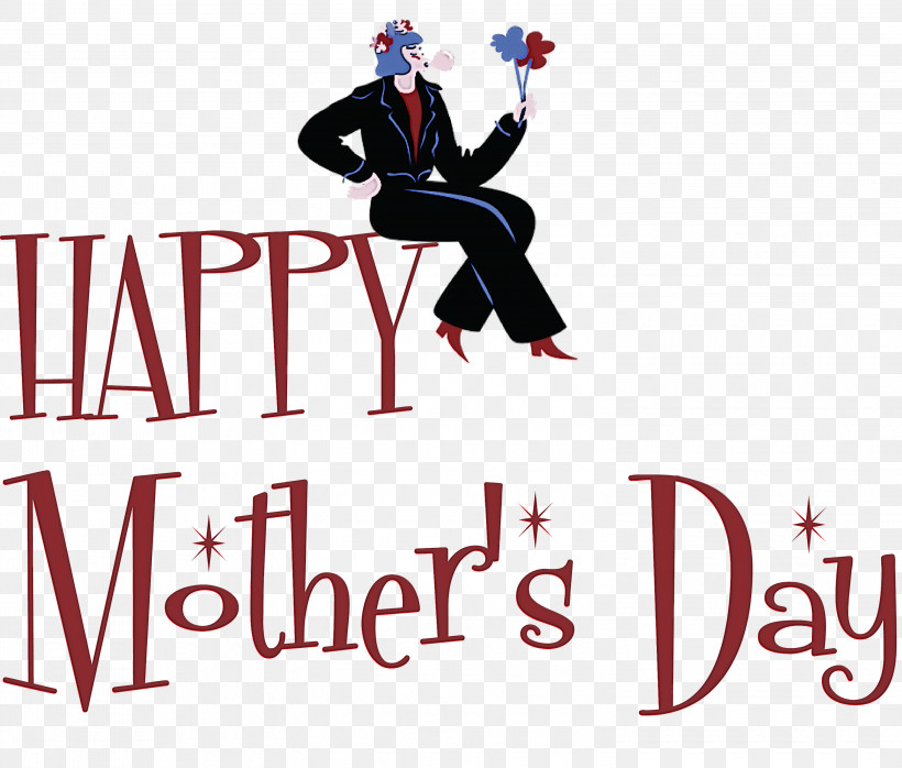 Happy Mothers Day, PNG, 3000x2554px, Happy Mothers Day, Behavior, Happiness, Human, Human Skeleton Download Free