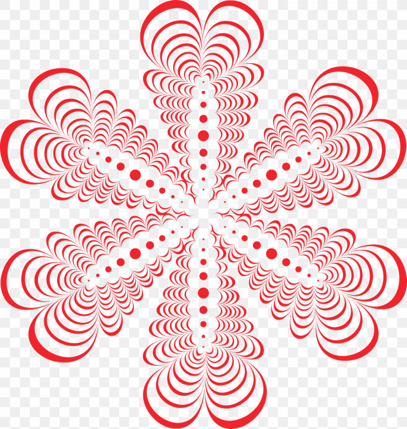 Red Pattern Line Line Art Christmas, PNG, 2846x3000px, Snowflake, Christmas, Line, Line Art, Ornament Download Free