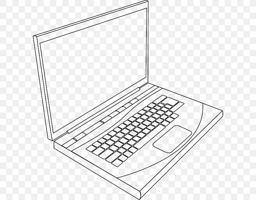 Computer Keyboard Laptop Computer Mouse Coloring Book, PNG, 610x640px, Computer Keyboard, Area, Black And White, Color, Coloring Book Download Free