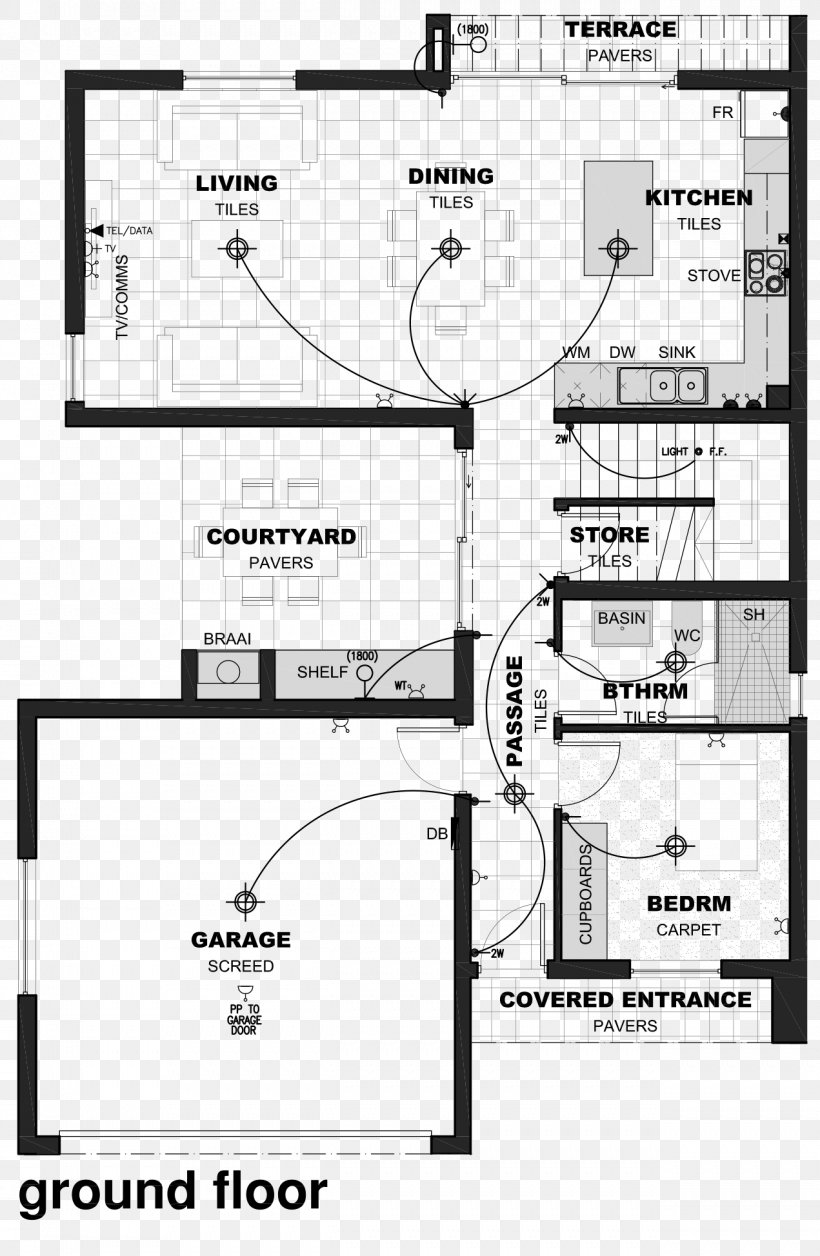 Floor Plan Building Site Plan Architectural Plan, PNG, 1271x1947px, Floor Plan, Architectural Plan, Area, Black And White, Building Download Free