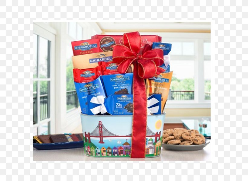 Food Gift Baskets Ghirardelli Chocolate Company Godiva Chocolatier Peppermint Bark, PNG, 600x600px, Food Gift Baskets, Basket, Candy, Caramel, Chocolate Download Free