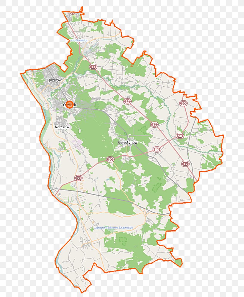 Otwock Wielki Gmina Celestynów Gmina Kołbiel Map, PNG, 721x998px, Otwock, Area, City, City Map, Ecoregion Download Free