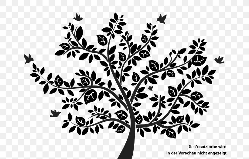 Twig Wall Decal Sticker Tree, PNG, 700x525px, Twig, Arborvitae, Black And White, Branch, Decal Download Free