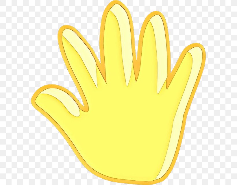 Yellow Hand Finger Gesture Glove, PNG, 605x640px, Cartoon, Finger, Gesture, Glove, Hand Download Free