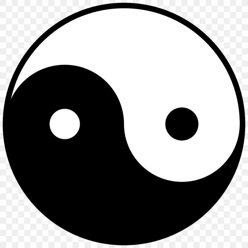 Yin And Yang Symbol Taijitu Taoism, PNG, 1024x1024px, Yin And Yang, Area, Art, Black, Black And White Download Free