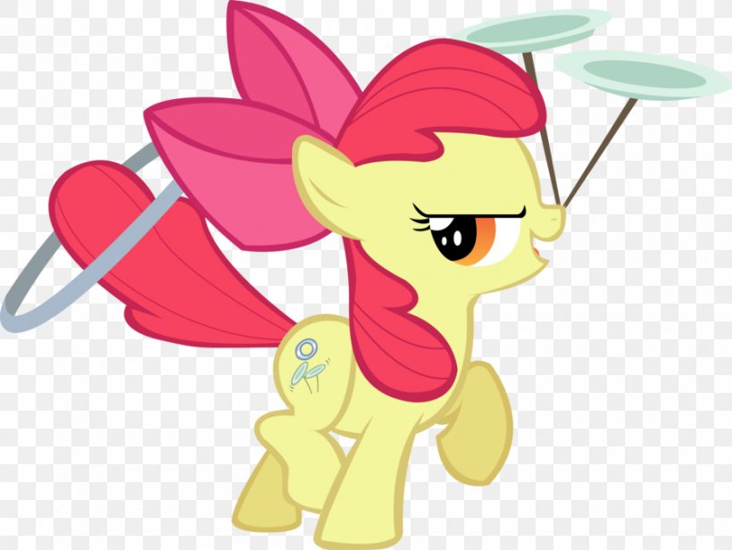 Apple Bloom Sweetie Belle Pony Cutie Mark Crusaders Scootaloo, PNG, 900x677px, Watercolor, Cartoon, Flower, Frame, Heart Download Free