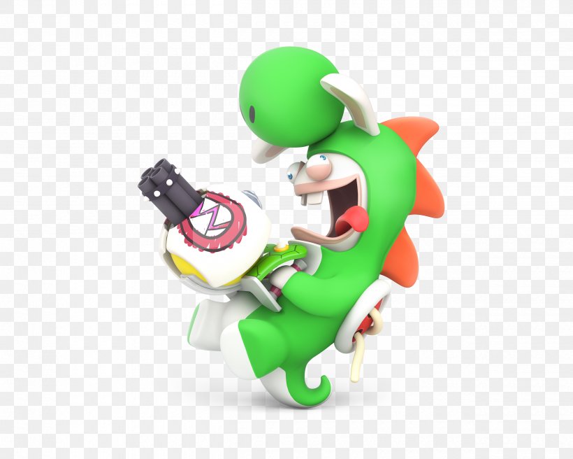 Mario + Rabbids Kingdom Battle Princess Peach Luigi Mario & Yoshi, PNG, 2500x2000px, Mariorabbids Kingdom Battle, Figurine, Luigi, Mario, Mario Series Download Free