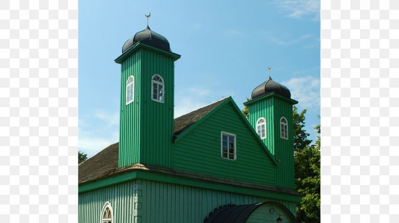 Bohoniki Kruszyniany Mosque Tatars Muslim, PNG, 970x542px, Mosque, Bell Tower, Building, Chapel, Facade Download Free