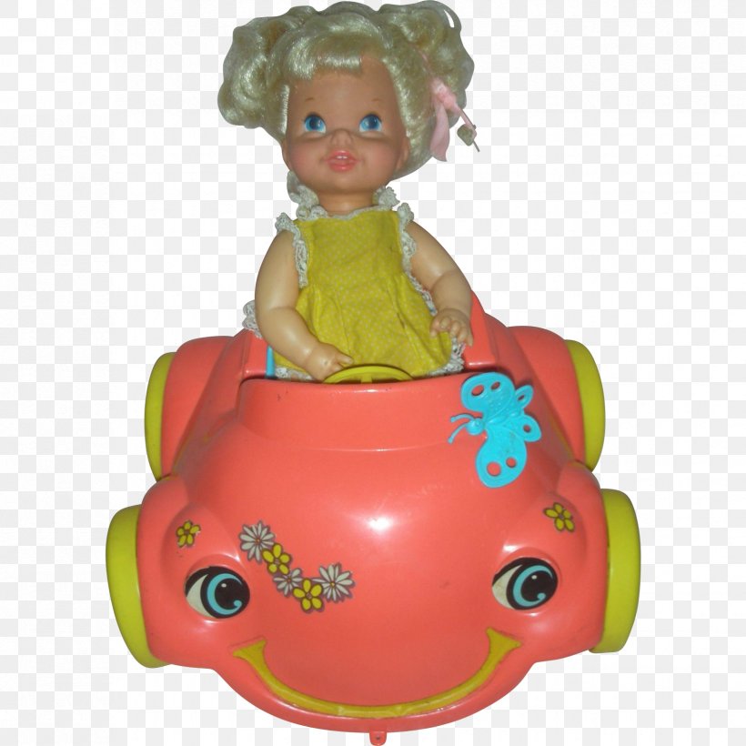 baby go bye bye doll with car