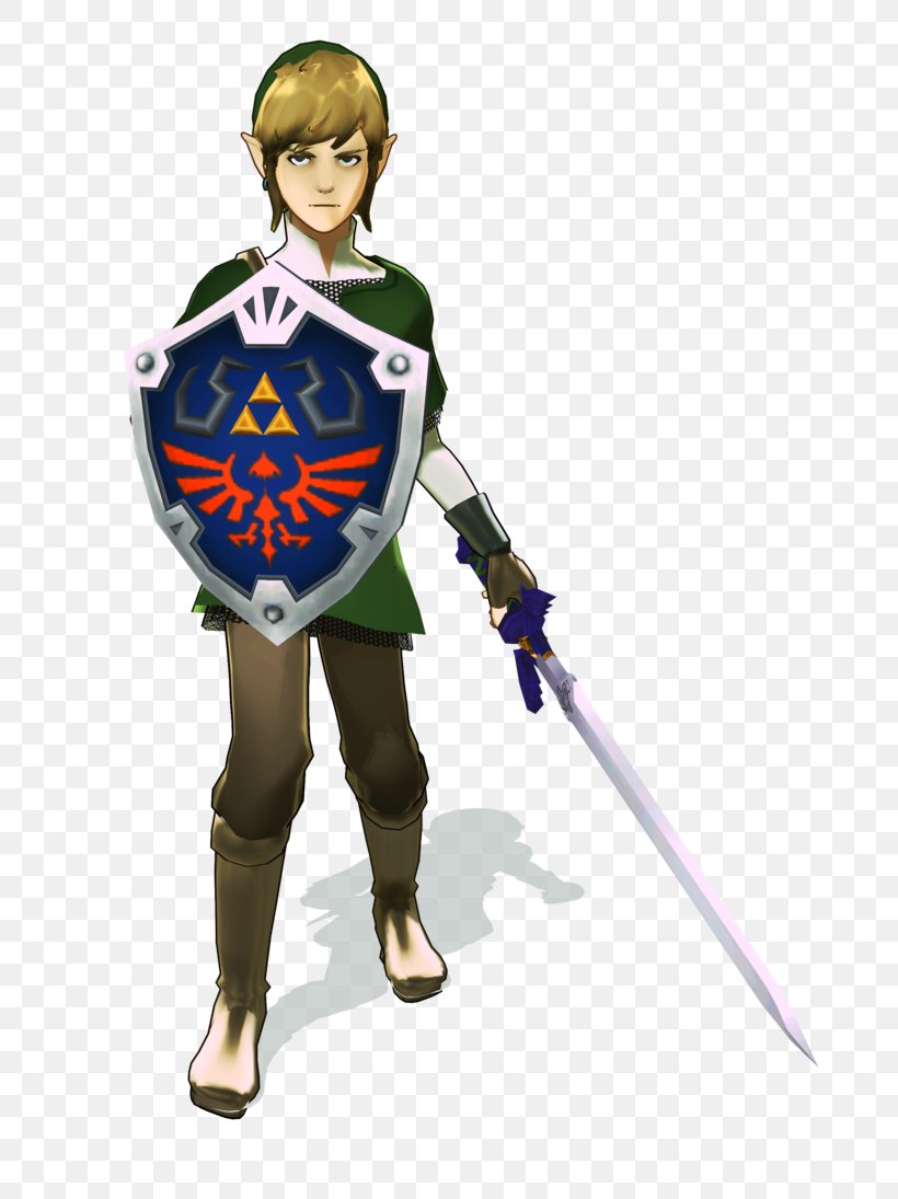 Link The Legend Of Zelda: Breath Of The Wild Hyrule Warriors The Legend Of Zelda: Skyward Sword MikuMikuDance, PNG, 730x1095px, 3d Modeling, Link, Action Figure, Cold Weapon, Costume Download Free