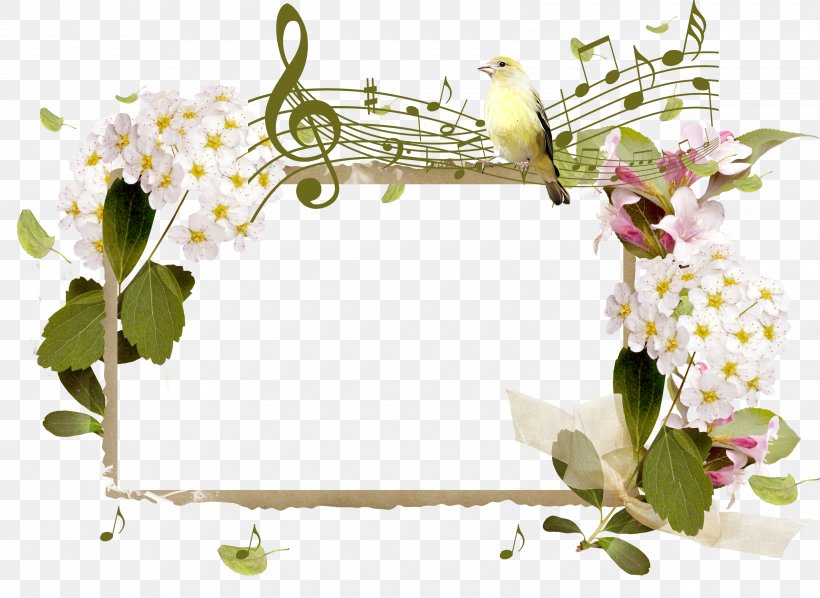Musical Note Photomontage, PNG, 3200x2335px, Watercolor, Cartoon, Flower, Frame, Heart Download Free