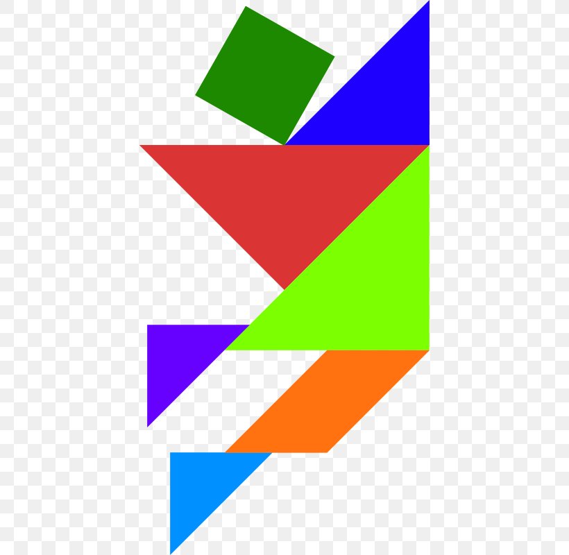 Tangram Triangle Logo Clip Art, PNG, 420x800px, Tangram, Area, Brand, Com, Diagram Download Free