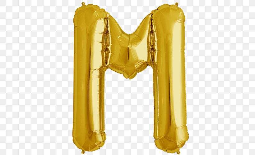 Gas Balloon Party Letter Gold, PNG, 500x500px, Balloon, Birthday, Costume, Flower Bouquet, Gas Balloon Download Free