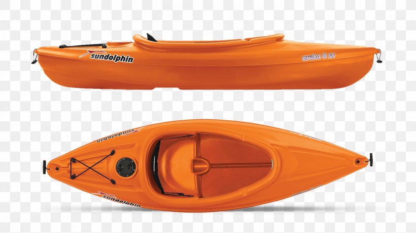 Kayak Sun Dolphin Boats Sporting Goods Paddle, PNG, 2184x1230px, Kayak, Boat, Boating, Orange, Paddle Download Free