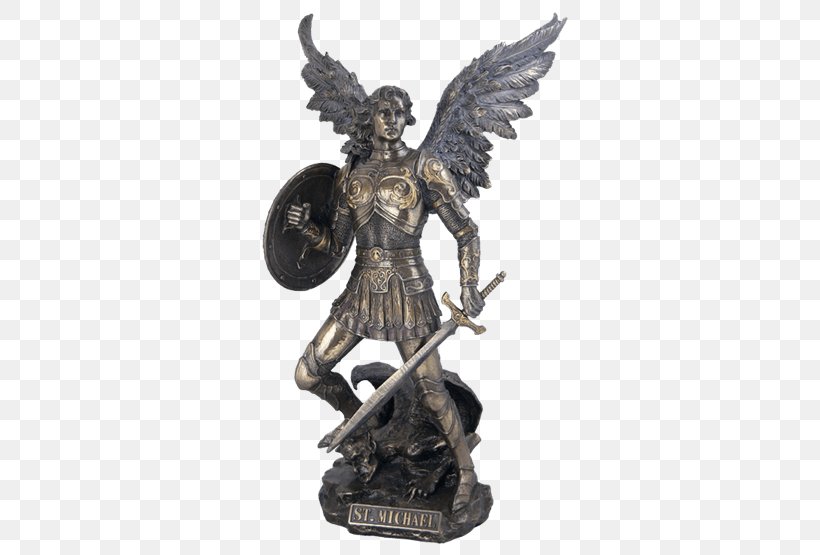 Michael Lucifer Archangel Statue, PNG, 555x555px, Michael, Angel, Archangel, Bronze, Bronze Sculpture Download Free