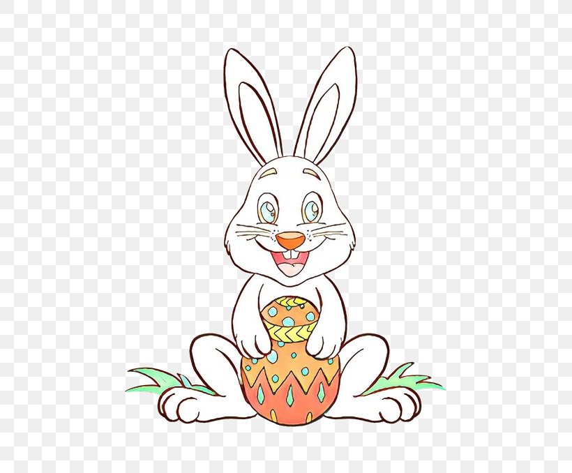 Easter Bunny, PNG, 680x678px, Cartoon, Carrot, Domestic Rabbit, Easter Bunny, Hare Download Free