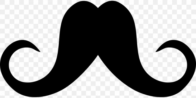 Handlebar Moustache Clip Art, PNG, 960x480px, Moustache, Beard, Black And White, Face, Hair Download Free