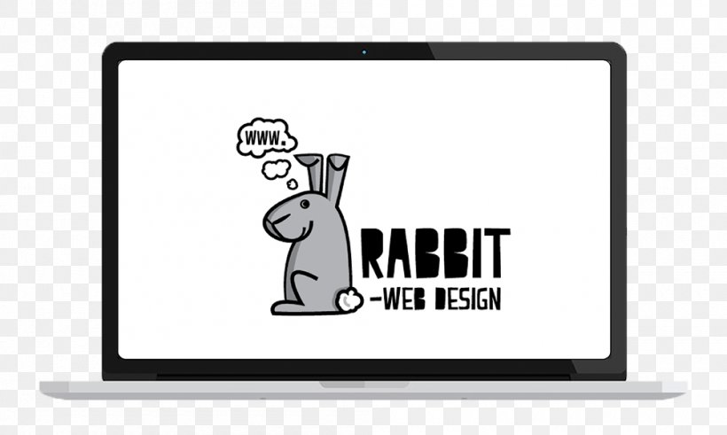 Responsive Web Design Website Development Rabbit Web Design, PNG, 1000x600px, Responsive Web Design, Area, Black And White, Brand, Cartoon Download Free