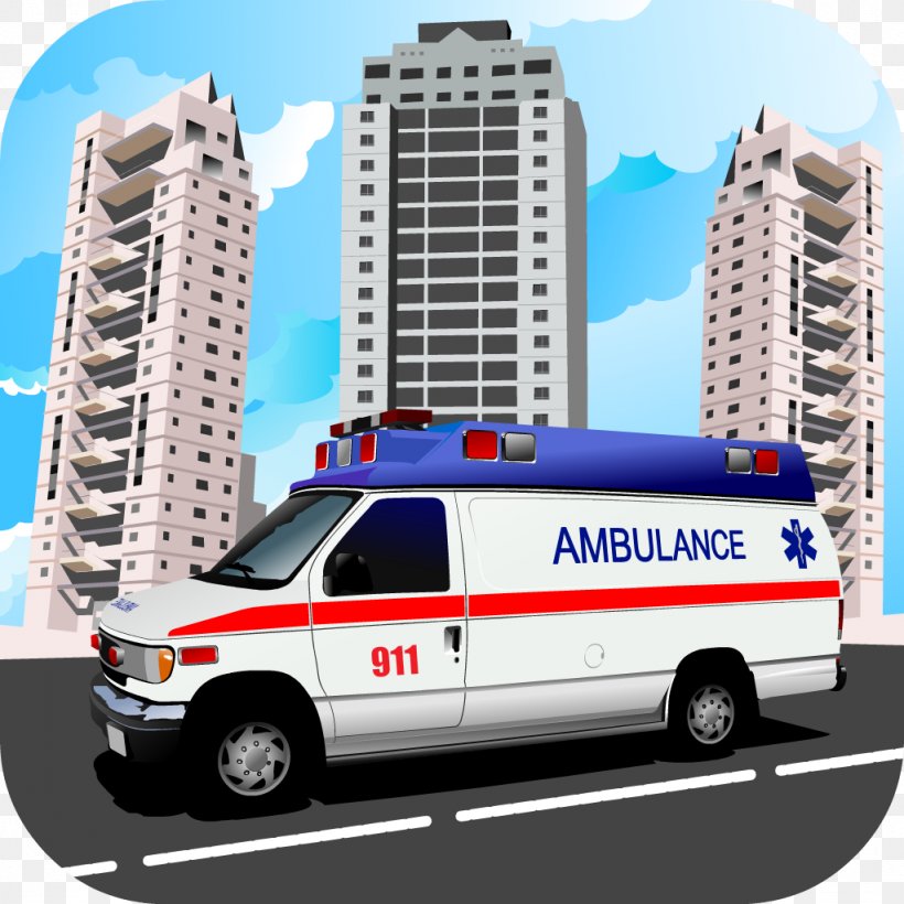 Ambulance Car Motor Vehicle, PNG, 1024x1024px, Ambulance, Auto Racing, Brand, Car, Emergency Download Free
