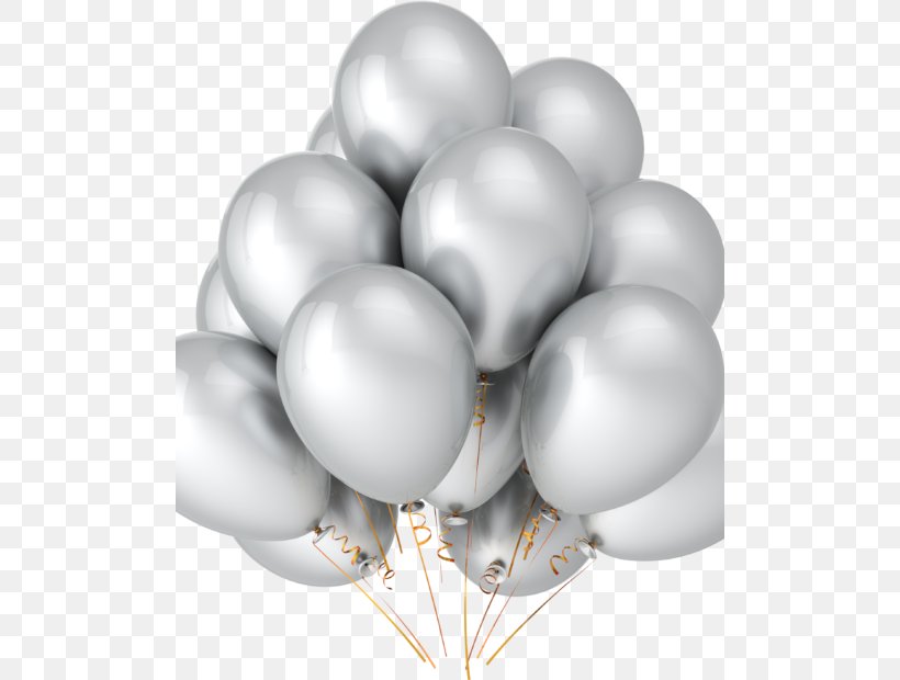 Balloon Metallic Color Silver Birthday Party, PNG, 500x620px, Balloon, Birthday, Flower Bouquet, Gas Balloon, Gold Download Free