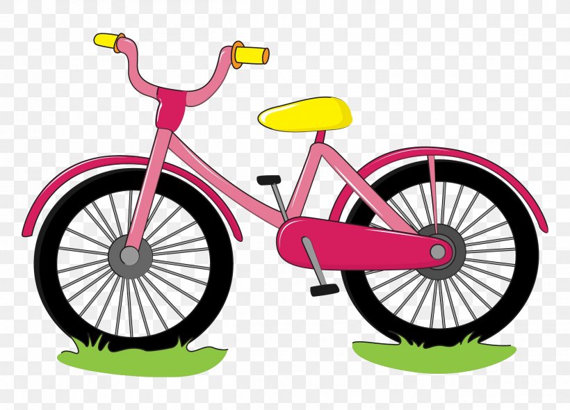 Bicycle Cartoon Drawing Clip Art, PNG, 2500x1800px, Bicycle, Automotive  Design, Bicycle Accessory, Bicycle Drivetrain Part, Bicycle