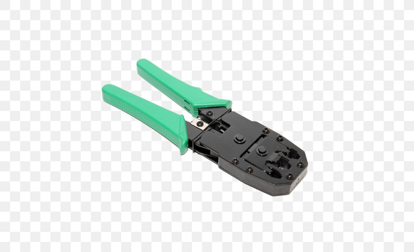 RJ-11 Tool Electrical Cable Twisted Pair 8P8C, PNG, 500x500px, Tool, Computer Network, Crimp, Electrical Cable, Electrical Connector Download Free