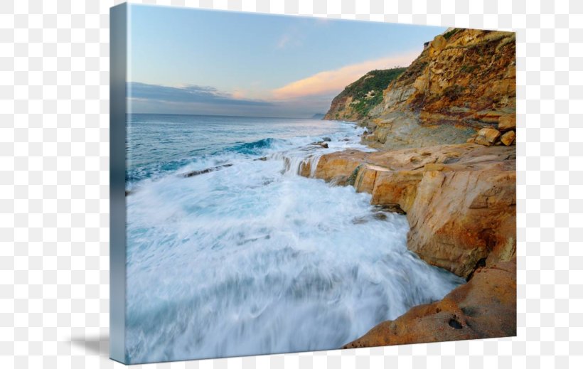 Shore Sea Painting Coast Ocean, PNG, 650x519px, Shore, Bay, Cliff, Cliff M, Coast Download Free