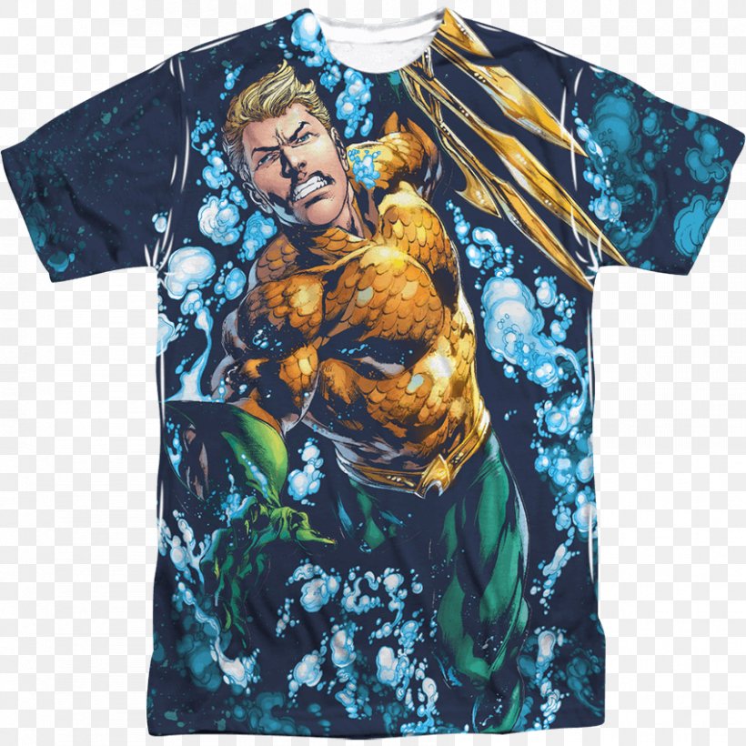T-shirt Aquaman Hoodie Sleeve, PNG, 850x850px, Tshirt, Aquaman, Clothing, Clothing Sizes, Costume Download Free
