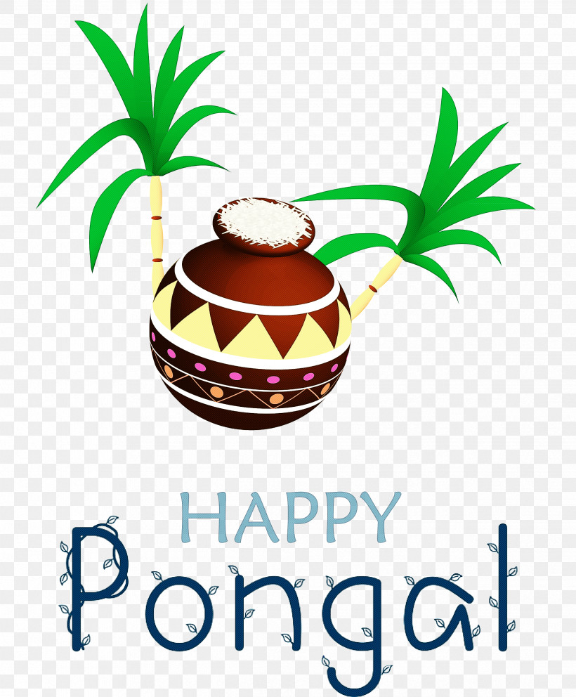 Happy Pongal Pongal, PNG, 2479x3000px, Happy Pongal, Coconut, Drawing, Houseplant, Line Art Download Free