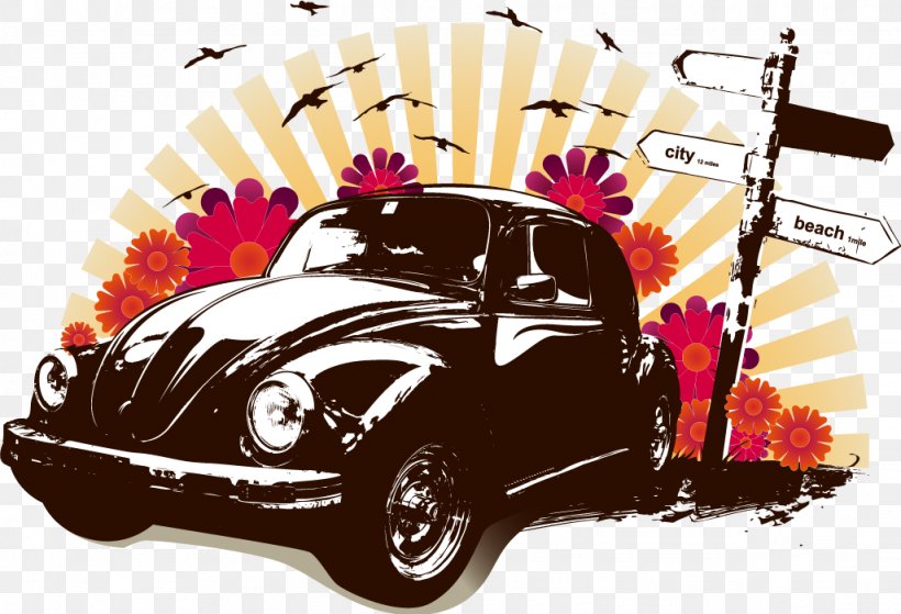 Sports Car Classic Car Illustration, PNG, 1026x700px, Car, Art, Automotive Design, Brand, Classic Car Download Free