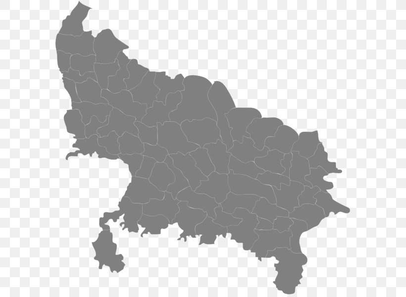 Pilibhit District Sant Kabir Nagar District Image Vector Graphics, PNG, 600x600px, Pilibhit District, Black And White, Division Of Uttar Pradesh, India, Map Download Free