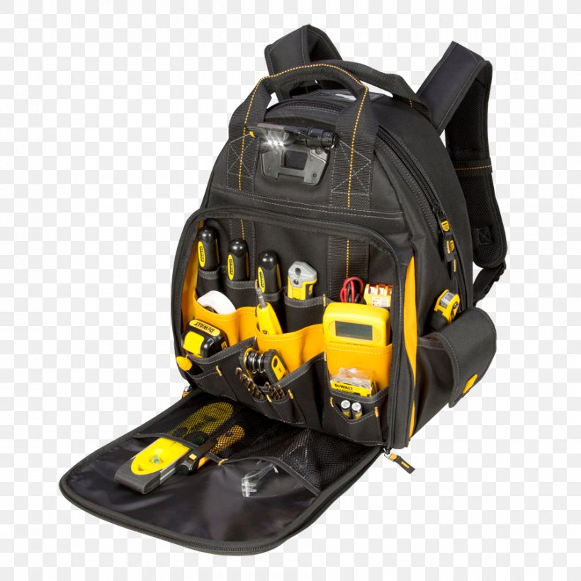 Tool Boxes Backpack DeWalt Bag, PNG, 900x900px, Tool, Backpack, Bag, Belt, Box Download Free