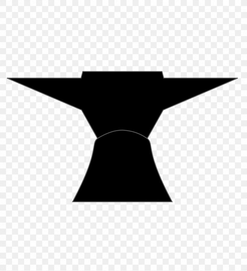 Anvil Heraldry Figura, PNG, 931x1024px, Anvil, Black, Black And White, Blacksmith, Figura Download Free