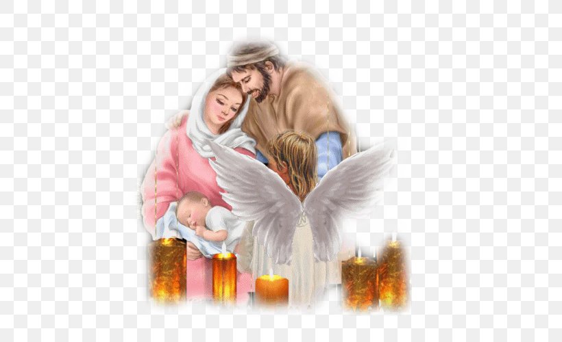 Christmas Card Child Jesus Nativity Scene, PNG, 500x500px, Christmas, Angel, Animaatio, Biblical Magi, Child Download Free