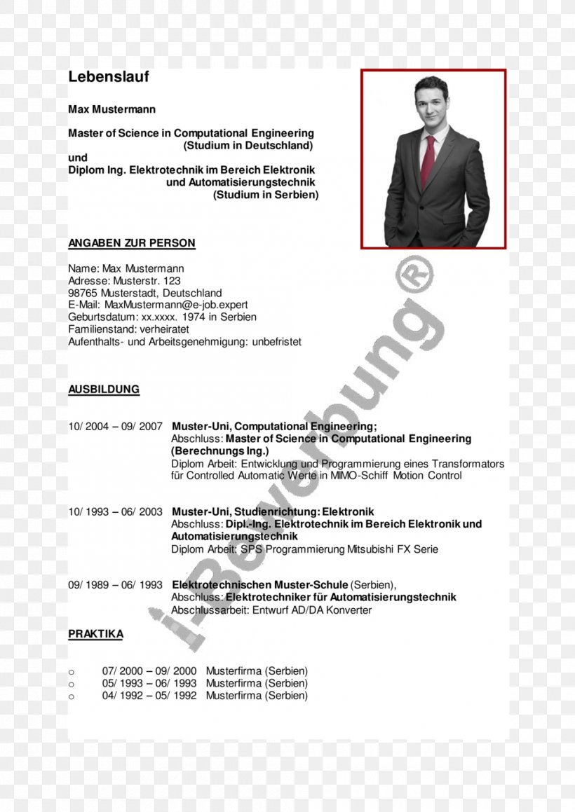 Muster Curriculum Vitae Application For Employment Diploma Résumé, PNG, 1000x1414px, Muster, Adibide, Application For Employment, Area, Brand Download Free